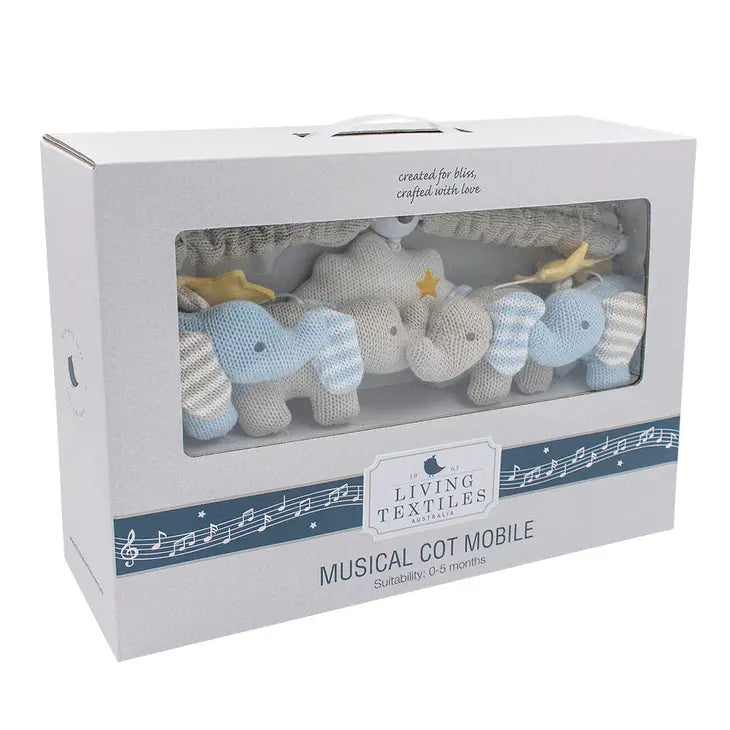 'Mason Elephant' Musical Mobile Set
