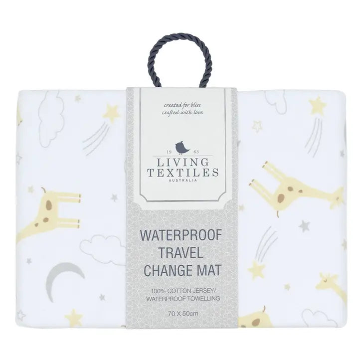 'Noah Giraffe' Waterproof Travel Change Mat