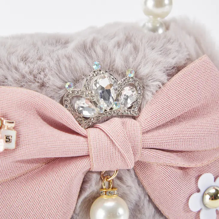 'Princess Charlotte' Grey Purse