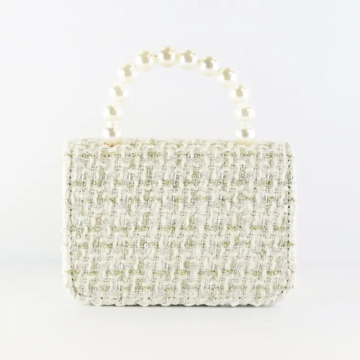 'Miss Vaughn' Beige Purse