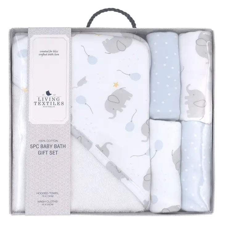 'Mason Elephant' Bath Gift Set 5pc