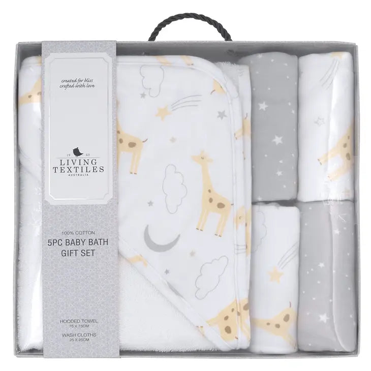 'Noah Giraffe' Bath Gift Set 5pc