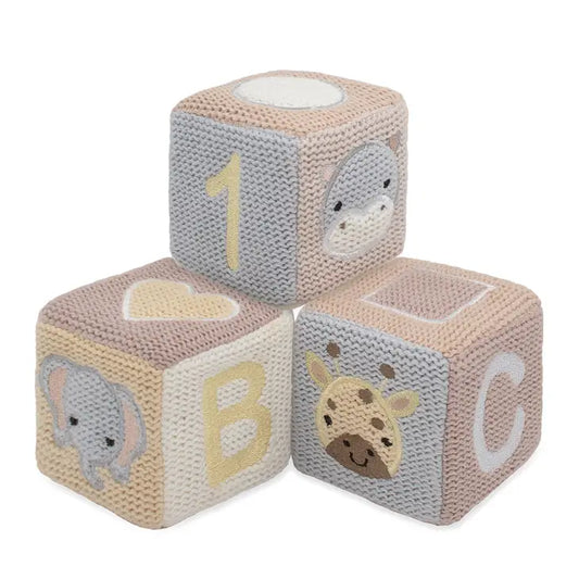 Knitted Soft Blocks Toy Gift Set