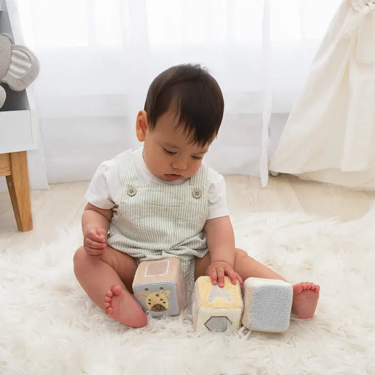 Knitted Soft Blocks Toy Gift Set