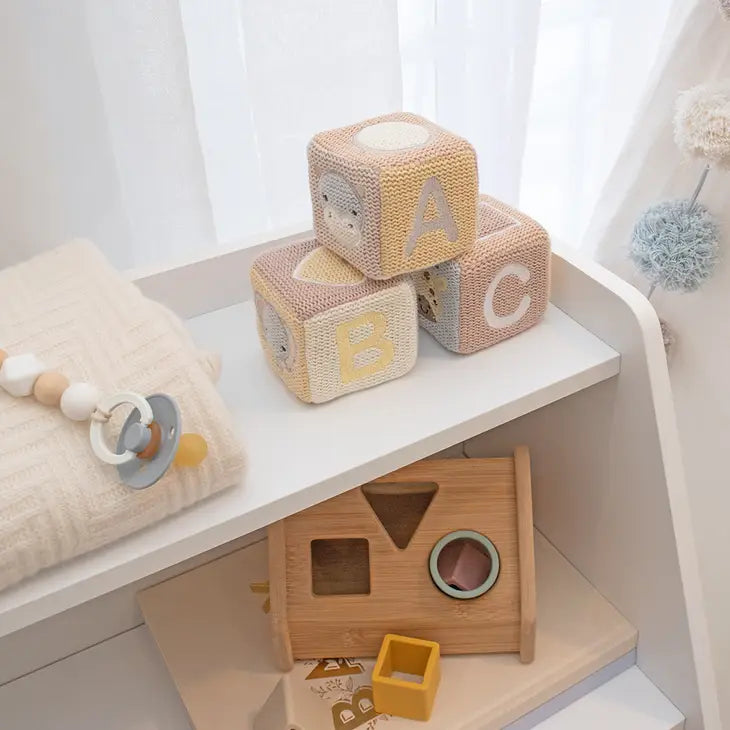 Knitted Soft Blocks Toy Gift Set