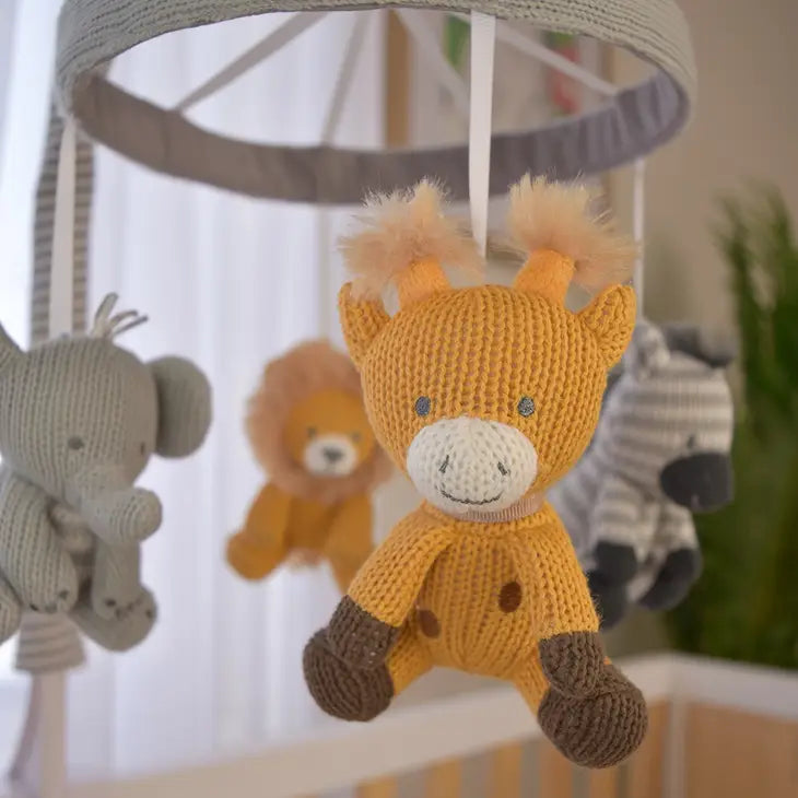 'Savanna Babies' Musical Mobile Set