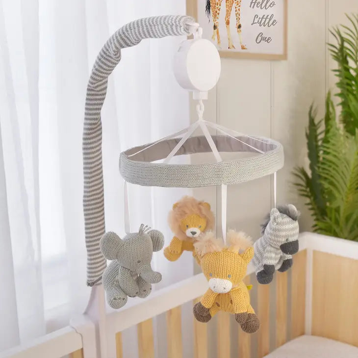 'Savanna Babies' Musical Mobile Set