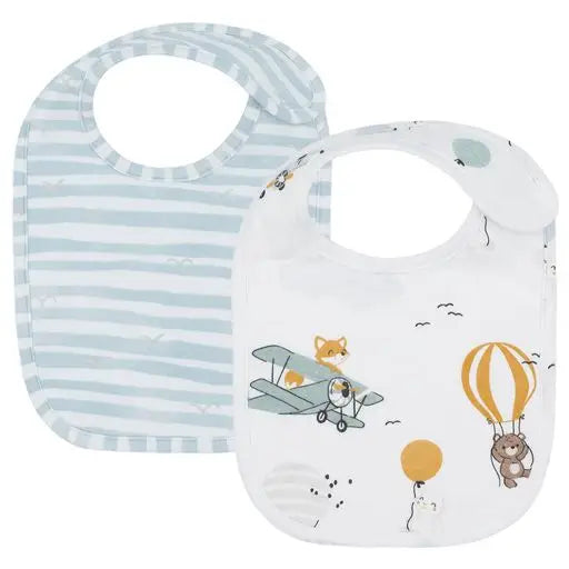 'Up Up & Away' Bibs 2pk