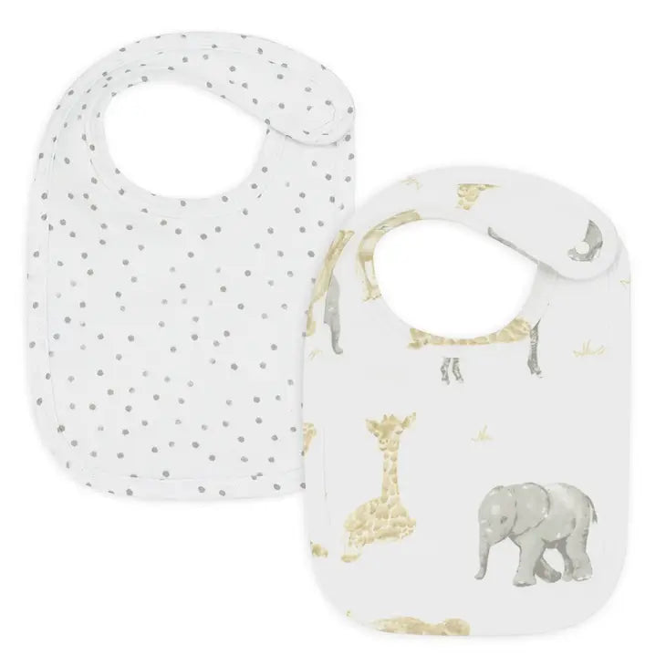 'Savanna Babies' Bibs 2pk
