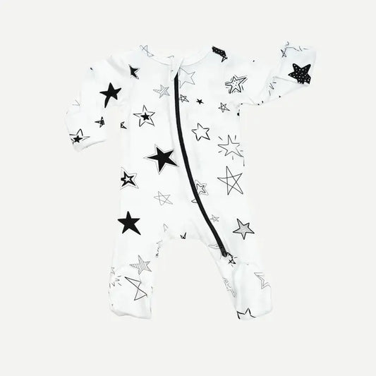 'Reach for the Stars' Footed Onesie