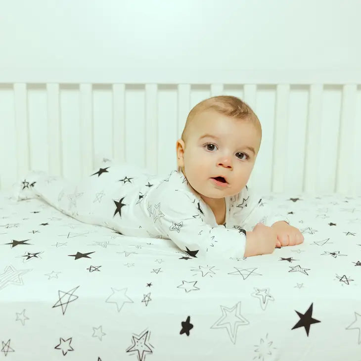 'Reach for the Stars' Footed Onesie