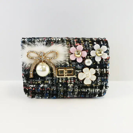 'Lady Luxe" Black Purse
