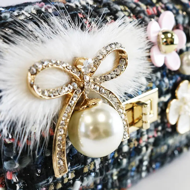 'Lady Luxe" Black Purse