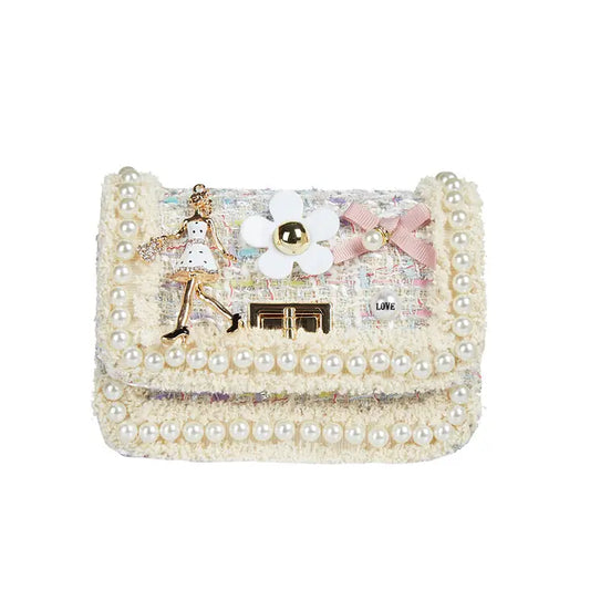 'Lady Belle' Cream Purse (Mom Version)