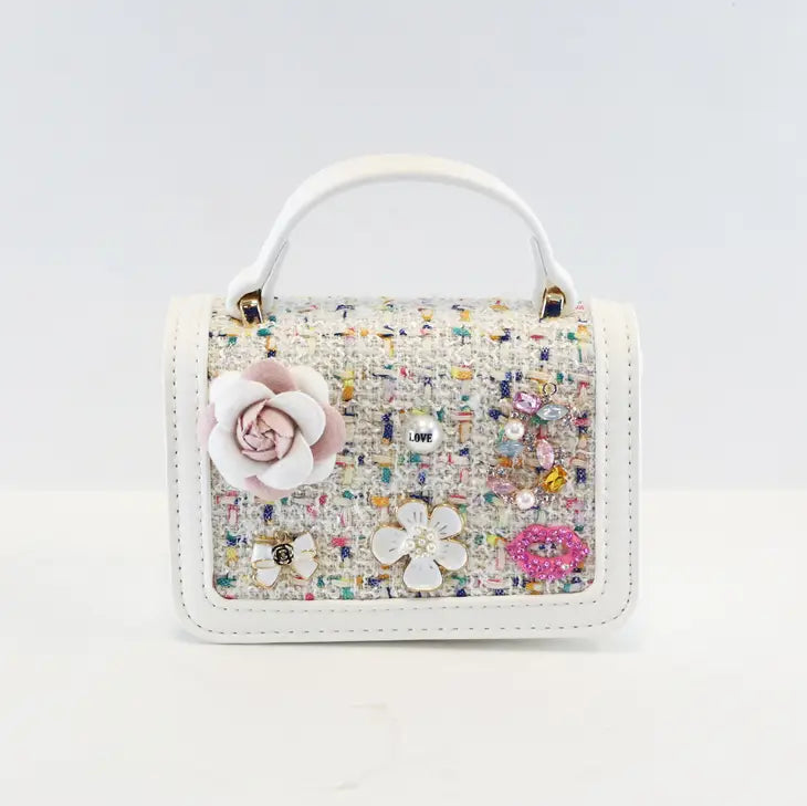 'Miss Honey' White Purse