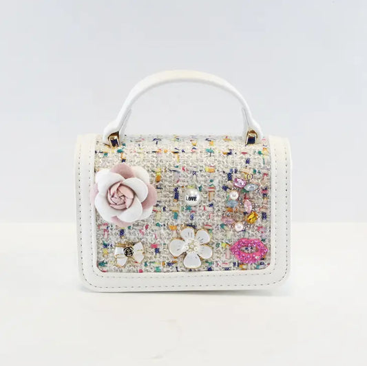 'Miss Honey' White Purse