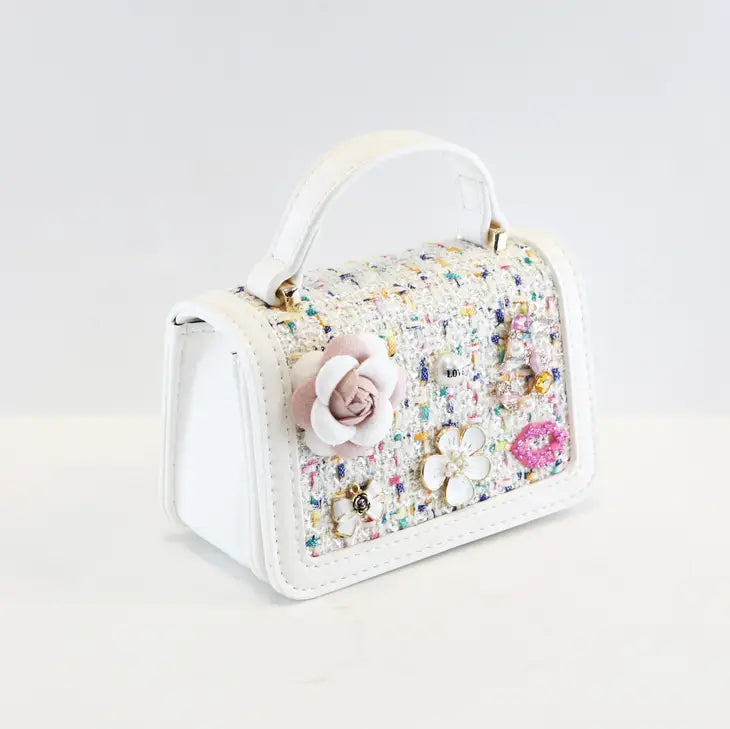 'Miss Honey' White Purse
