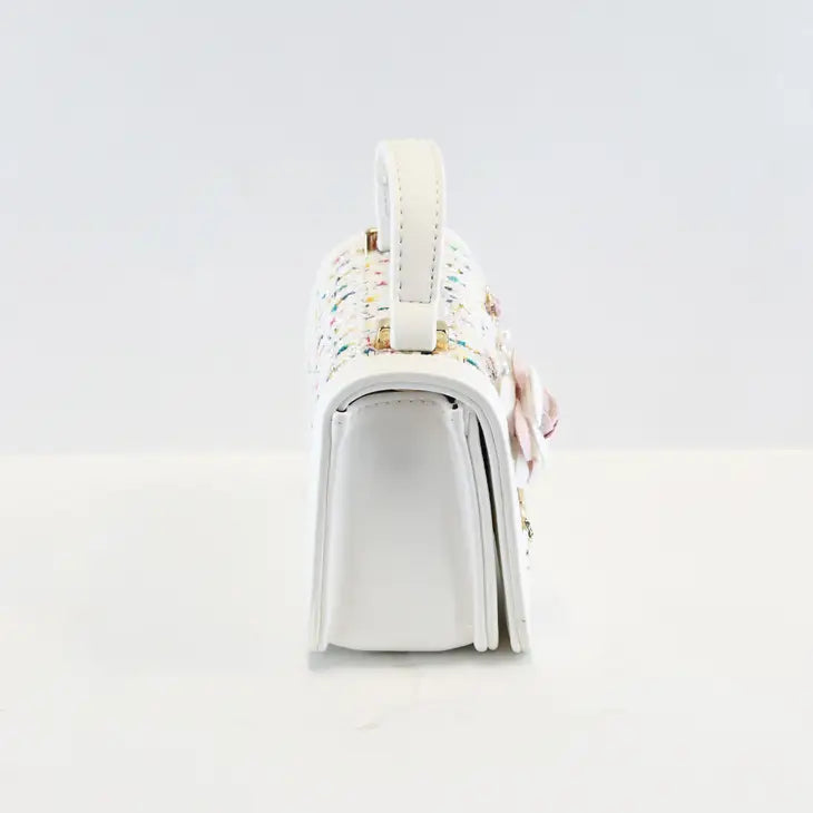 'Miss Honey' White Purse