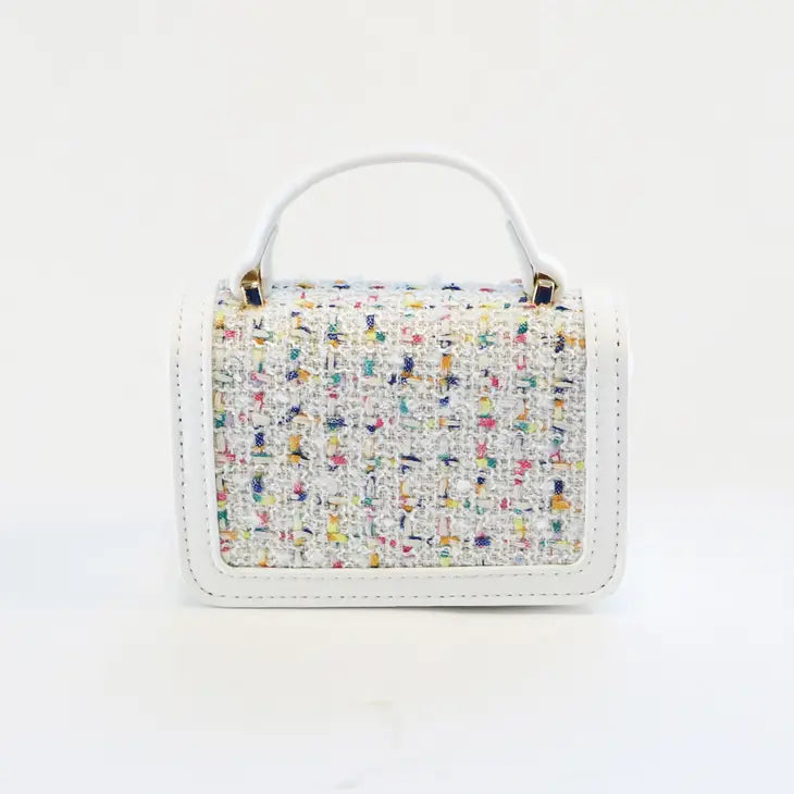 'Miss Honey' White Purse