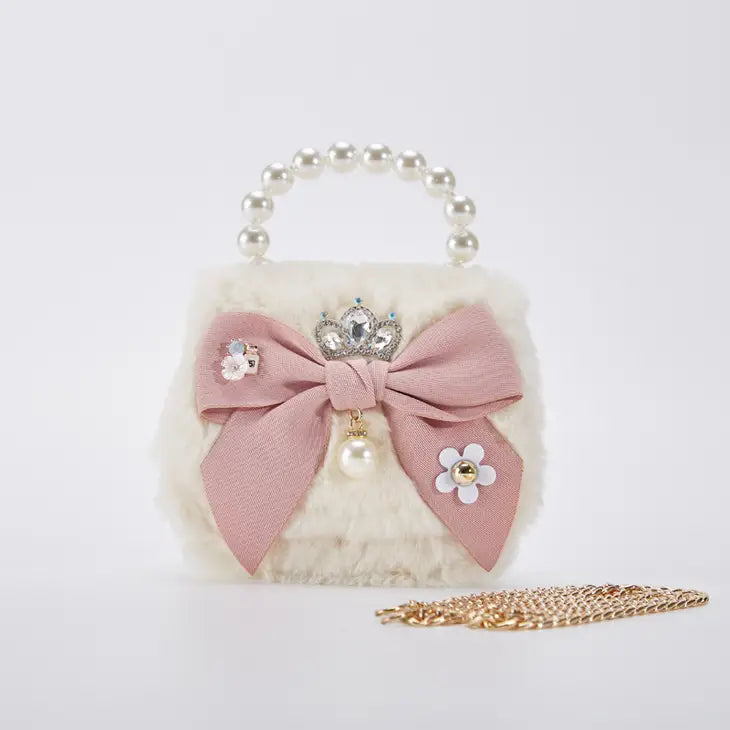 'Princess Charlotte' Cream Purse