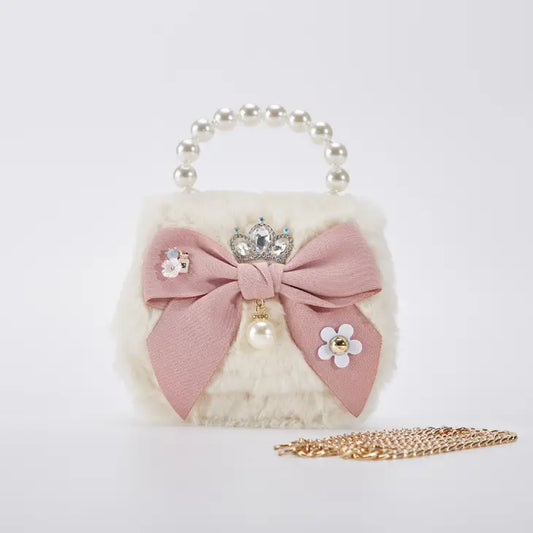 'Princess Charlotte' Cream Purse