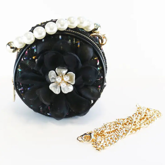 'Princess Ava' Black Purse
