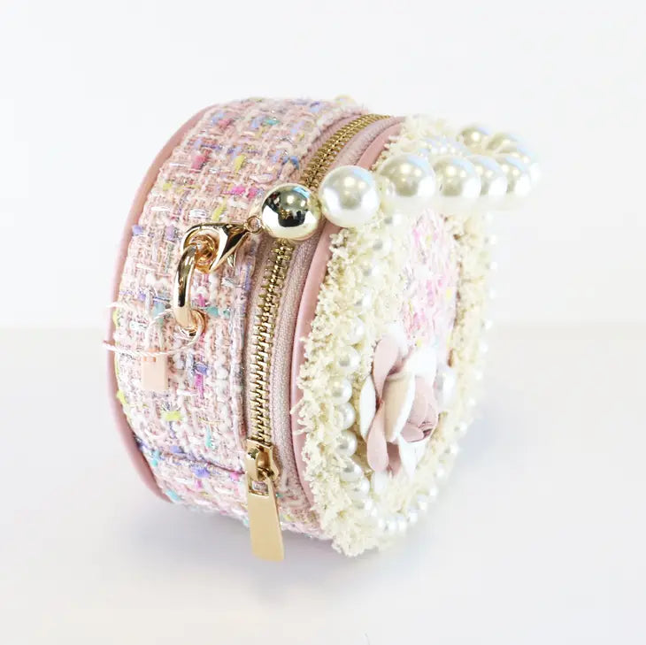 'Miss Pearl' Pink Purse