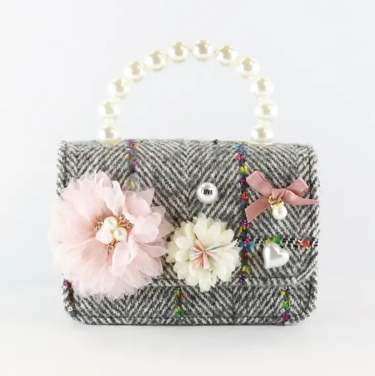 'Miss Vaughn' Grey Purse