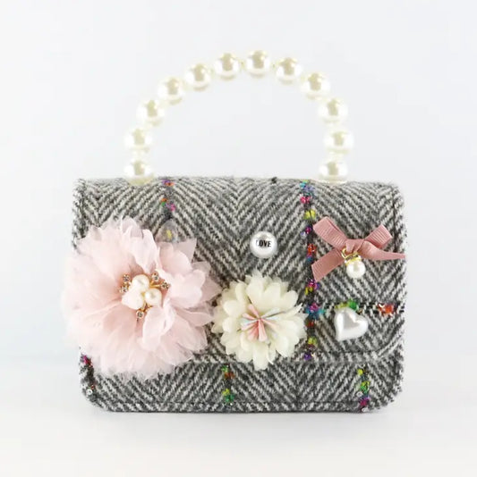 'Miss Vaughn' Grey Purse
