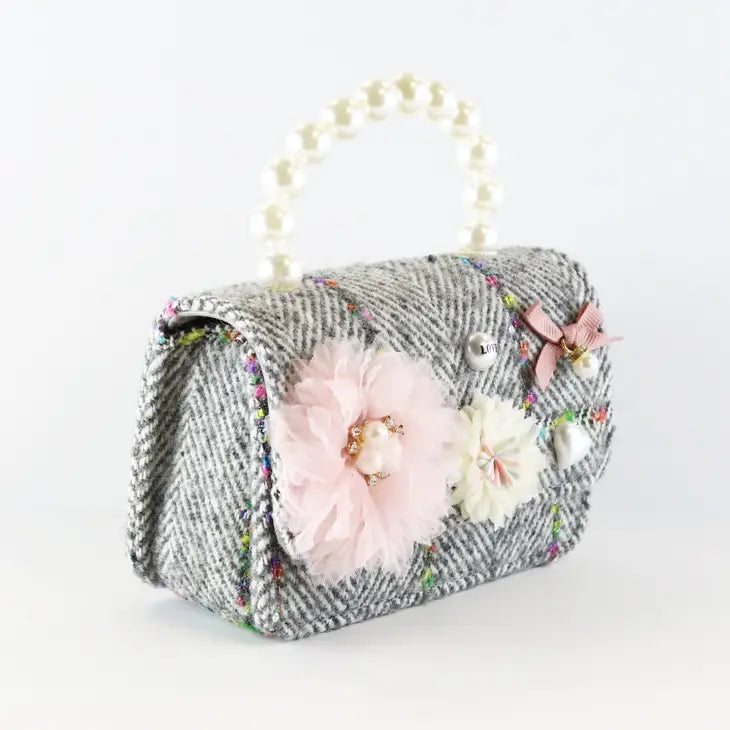 'Miss Vaughn' Grey Purse