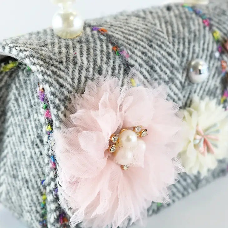 'Miss Vaughn' Grey Purse
