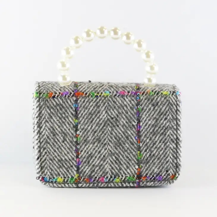 'Miss Vaughn' Grey Purse