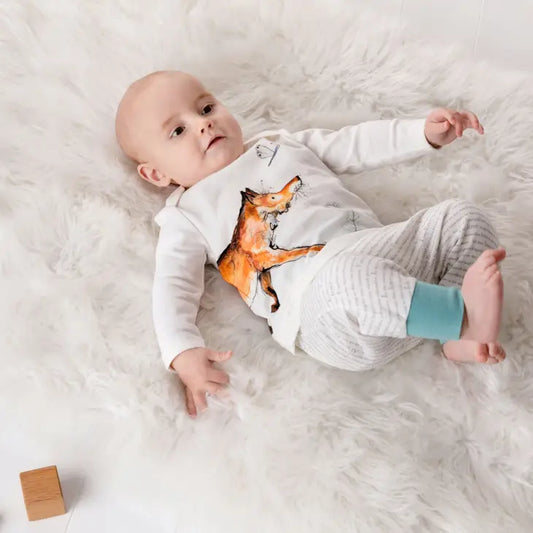 'Dexter the Fox' Baby Long Sleeve T-Shirt & Joggers