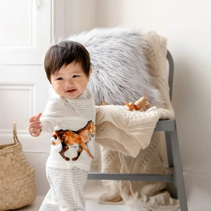 'Dexter the Fox' Baby Long Sleeve T-Shirt & Joggers