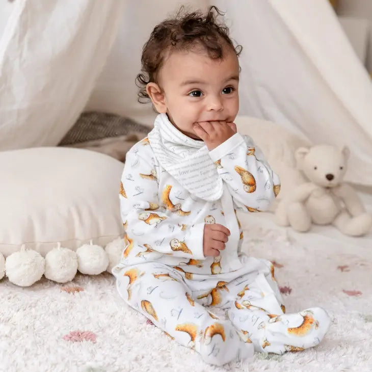 'Molly Hare' Printed Bandana Bib