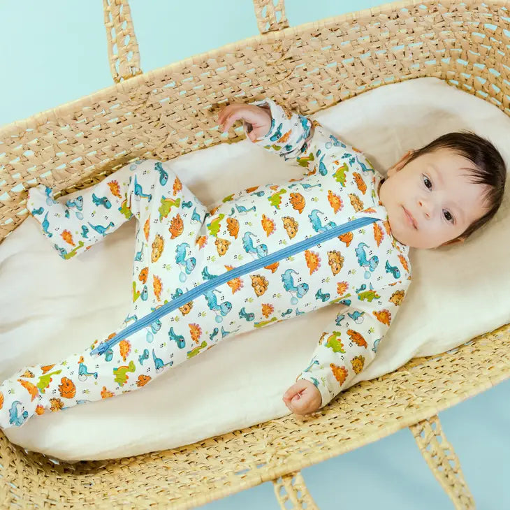 'ROAR some Rex' Footed Onesie