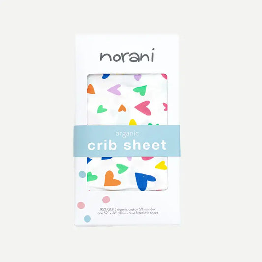 'I Heart You' Fitted Crib Sheet