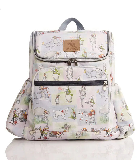 'Alice In Wonderland' Diaper Backpack